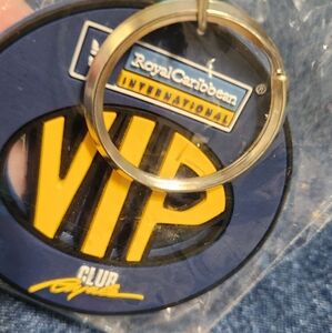 Royal Caribbean VIP Club Royale Keychain New, Sealed